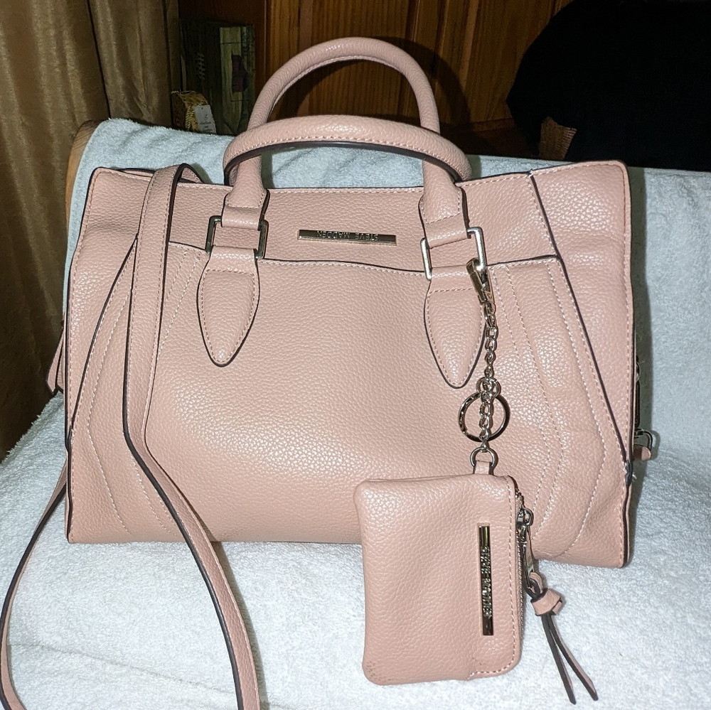 Steve Madden faux leather crossbody bag.